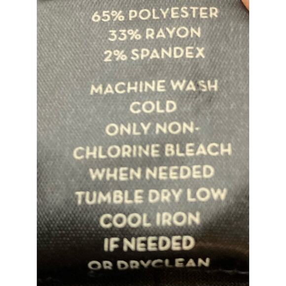 Ann Taylor Women's Black Signature Mid-Rise Flare 32" Inseam Career Pants SZ 4 - Picture 8 of 8